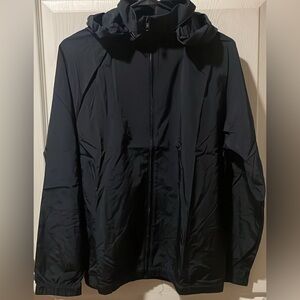 NWT- Pink Anorak Jacket (Mock neckline with hidden hood)